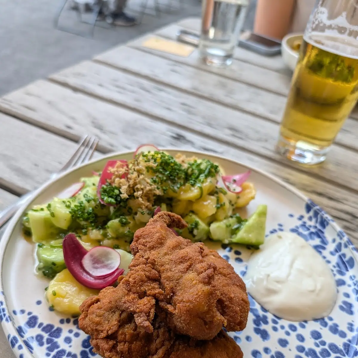 Backhendlsalat