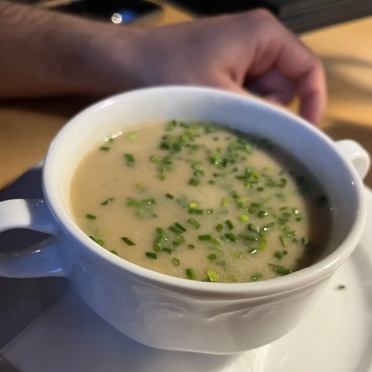 Spargelsuppe