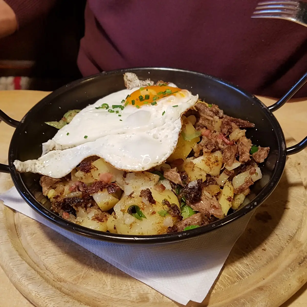 Tyrolean Grostl with Roast Potatoes