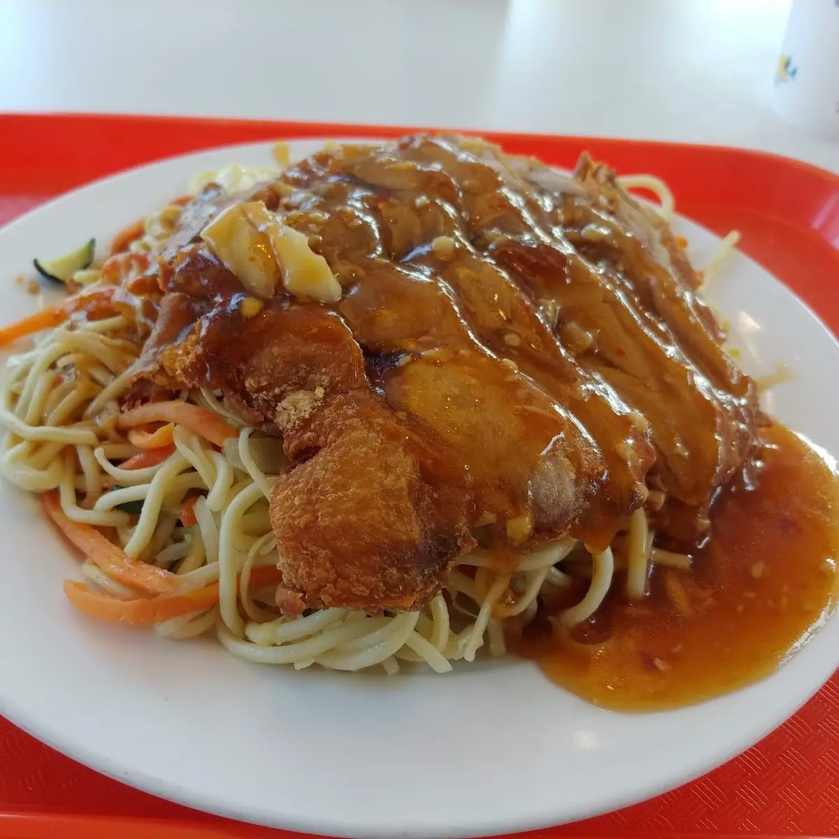 Ente Mit Nudeln Und Knoblauch Soße