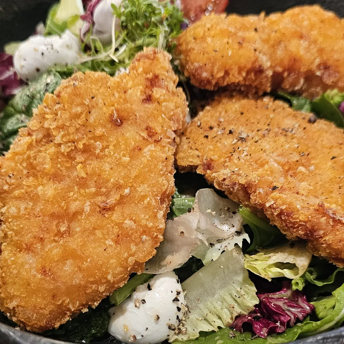 Veggie Crispy Truffle Chicken