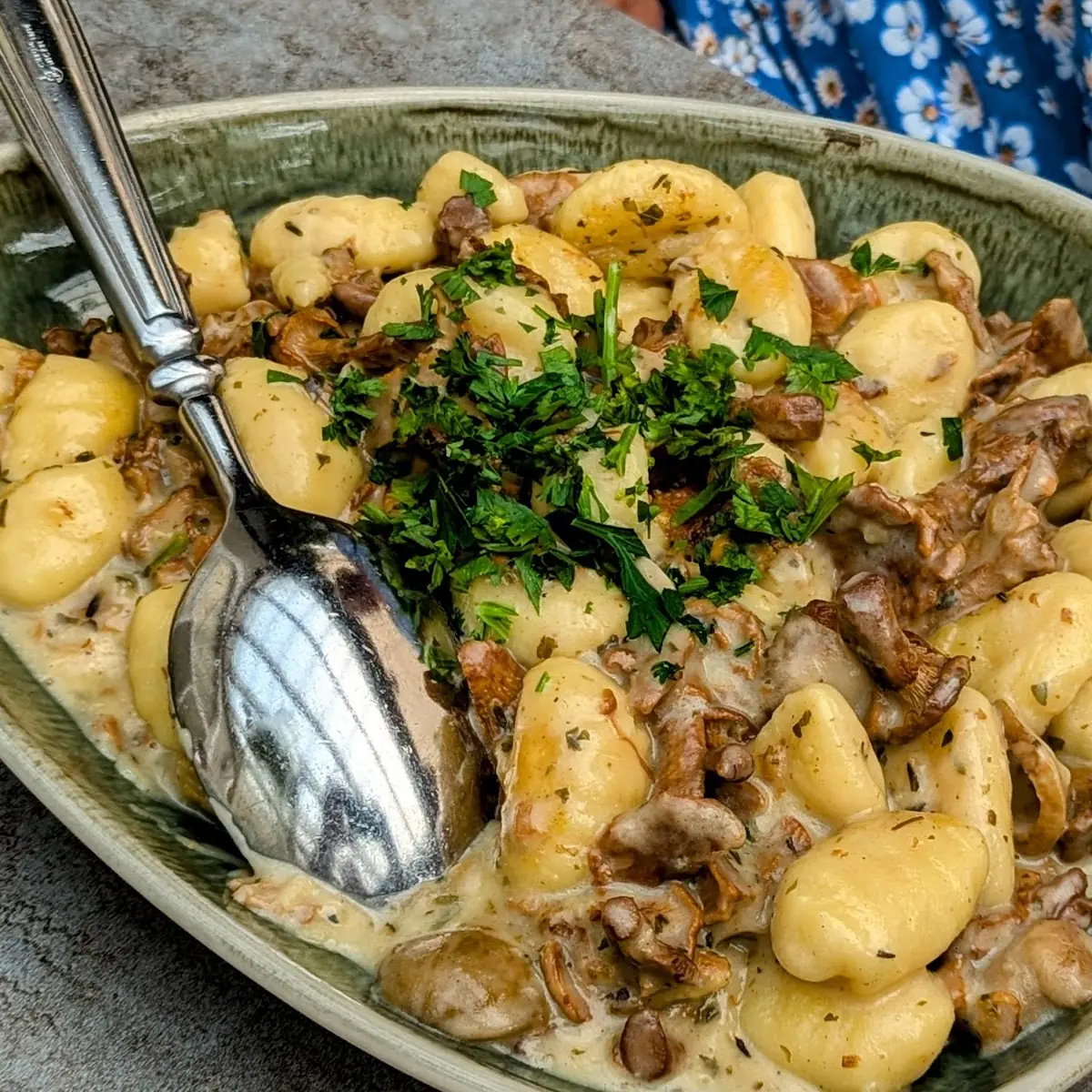 Gnocchi Mit Pilzen