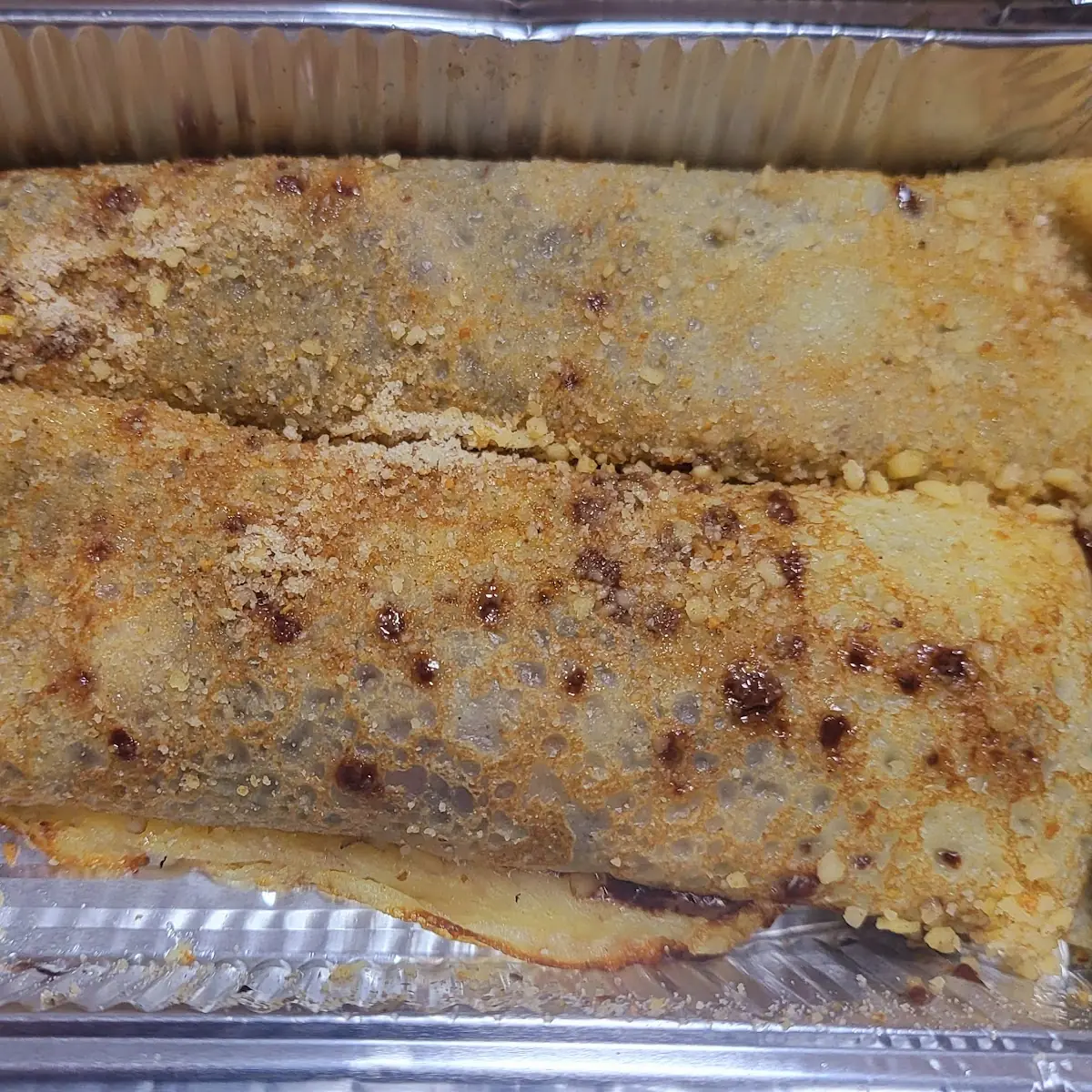 Palatschinken Banane Nutella Nüsse