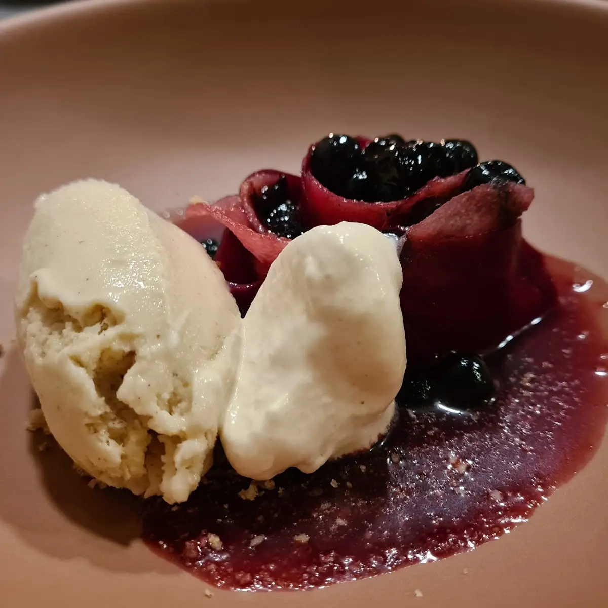 Birne & Schwarzbeeren