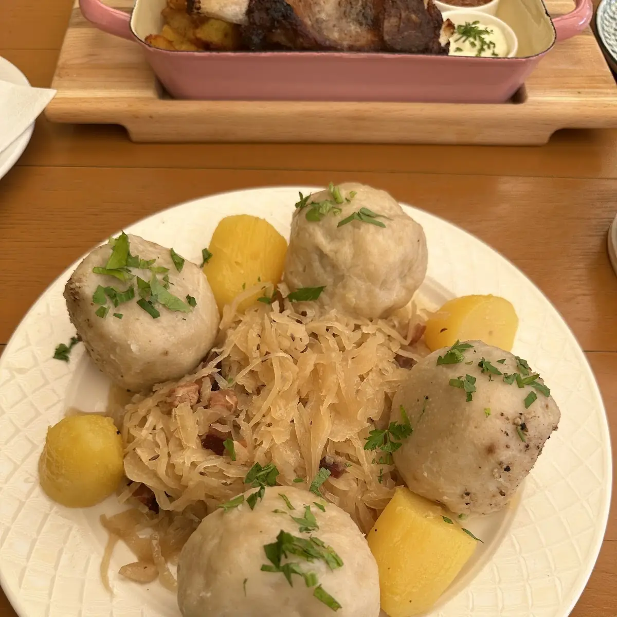 Grammel Knödel & Fleisch Knödel