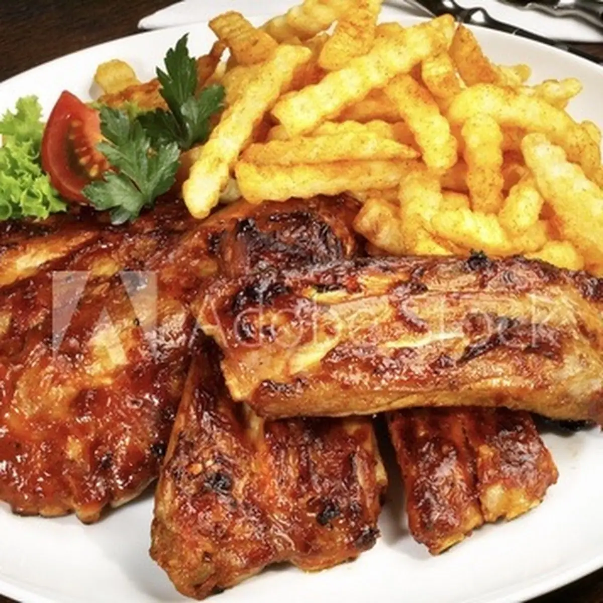 Rippeln Mit Pommes