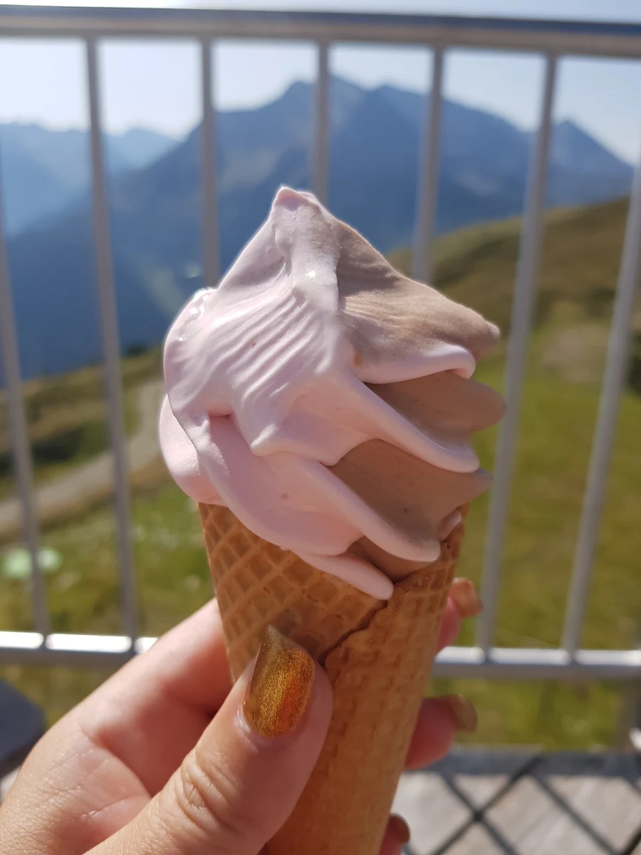 Erdbeere Schokolade Eis