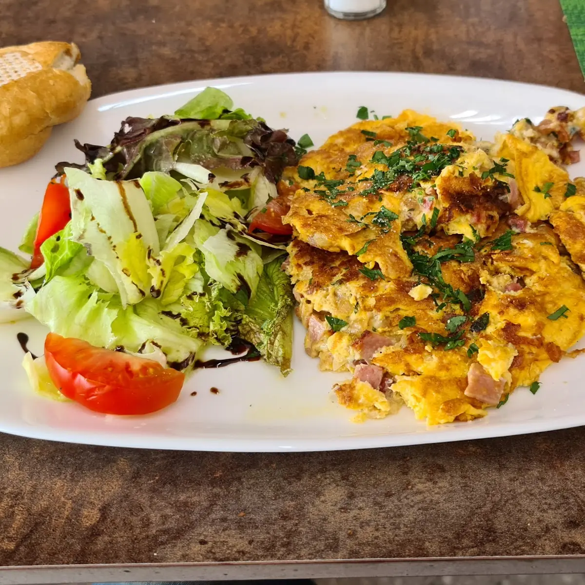 Bauernomlette Mit Salat