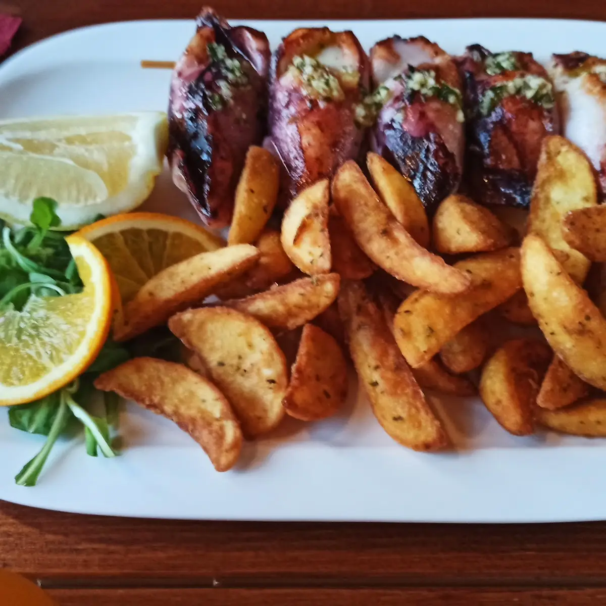 Calamari Mit Karoffeln
