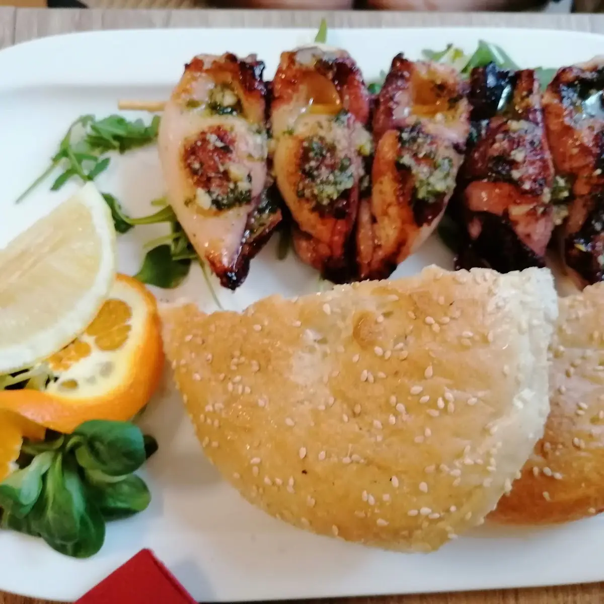Gegrillte Calamari