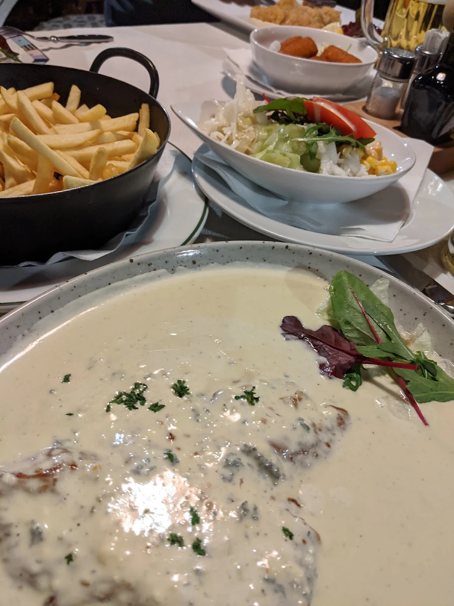 Schnitzel In Gorgonzola Sauce