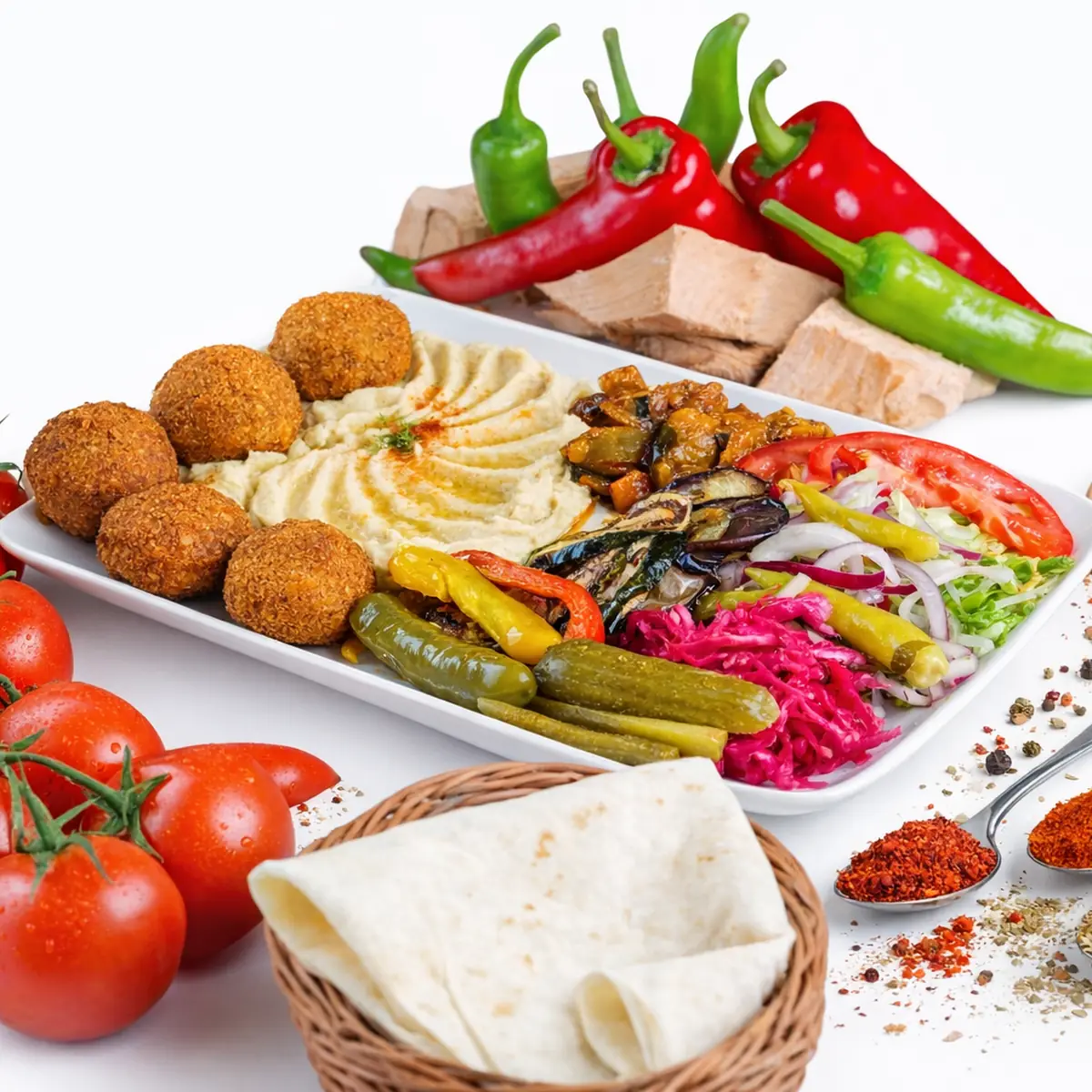 Falafel-teller