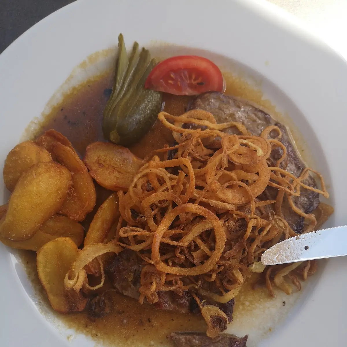 Zwiebelrostbraten