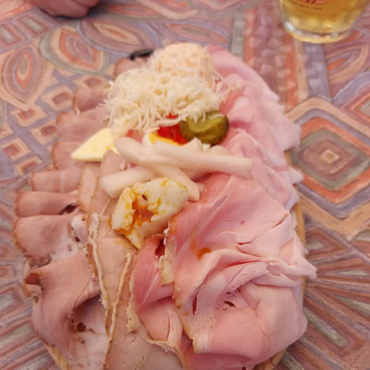 Schinken-schweinsbratenteller
