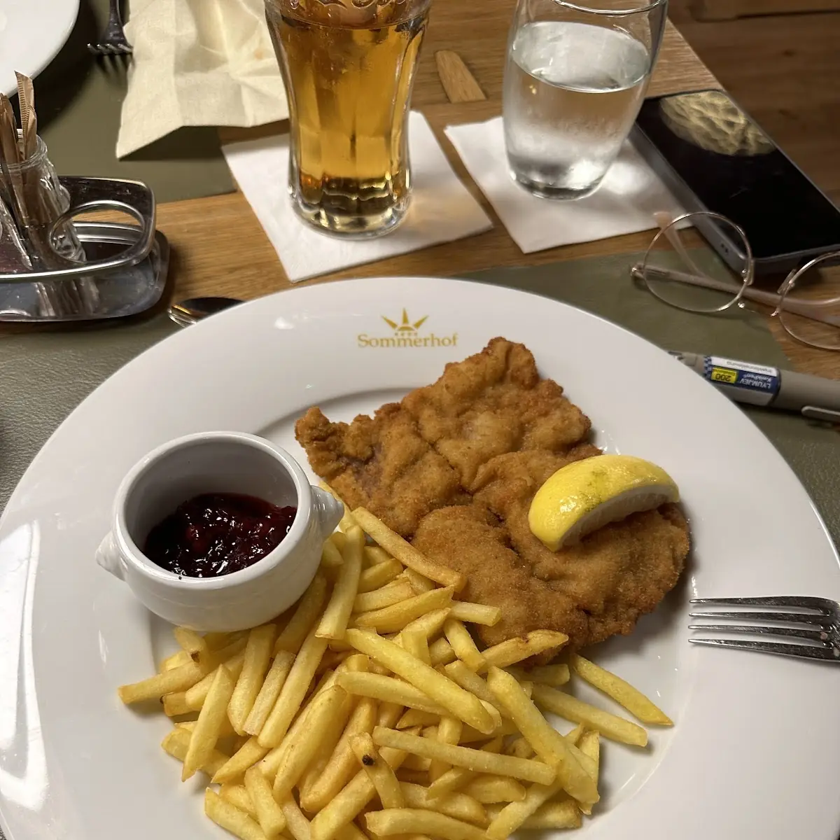 Wiener Schnitzel Klein Mit Pommes