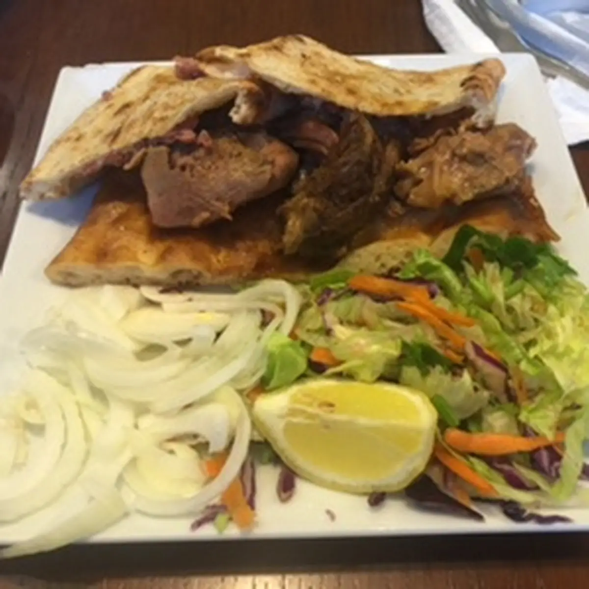 Ofenkebab-teller