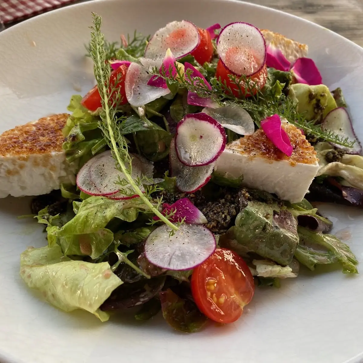 Salat Mit Ziegenkäse