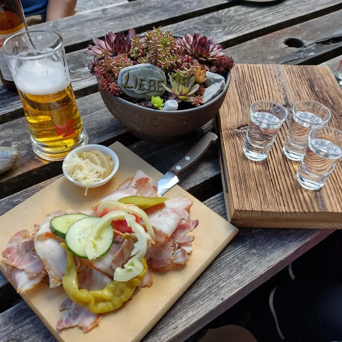 Große Brettljause