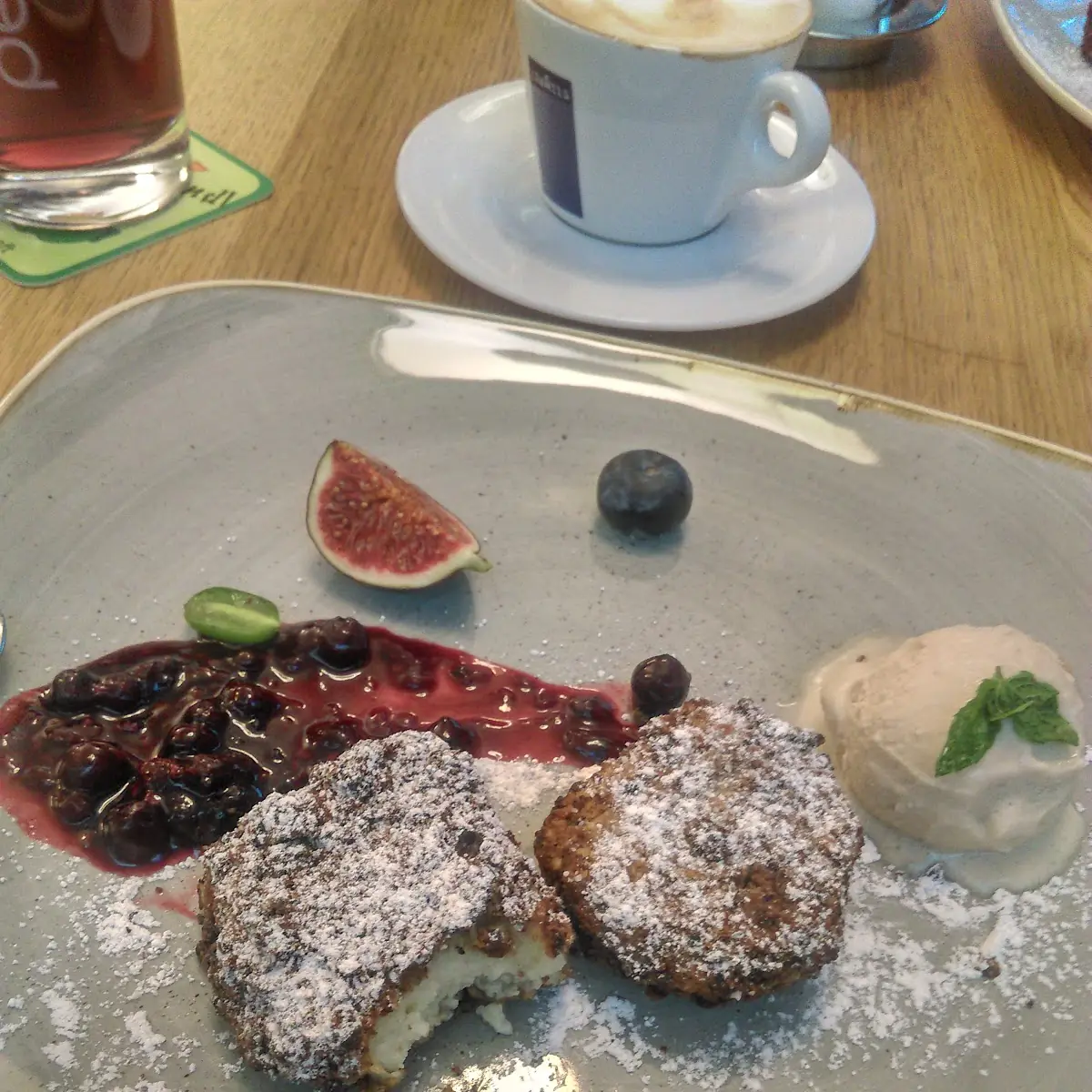 Gebackene Grießknödel