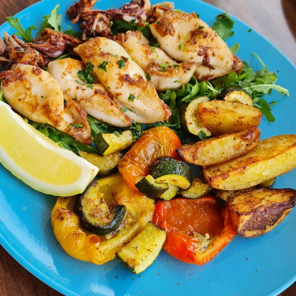 Gegrillte Calamari