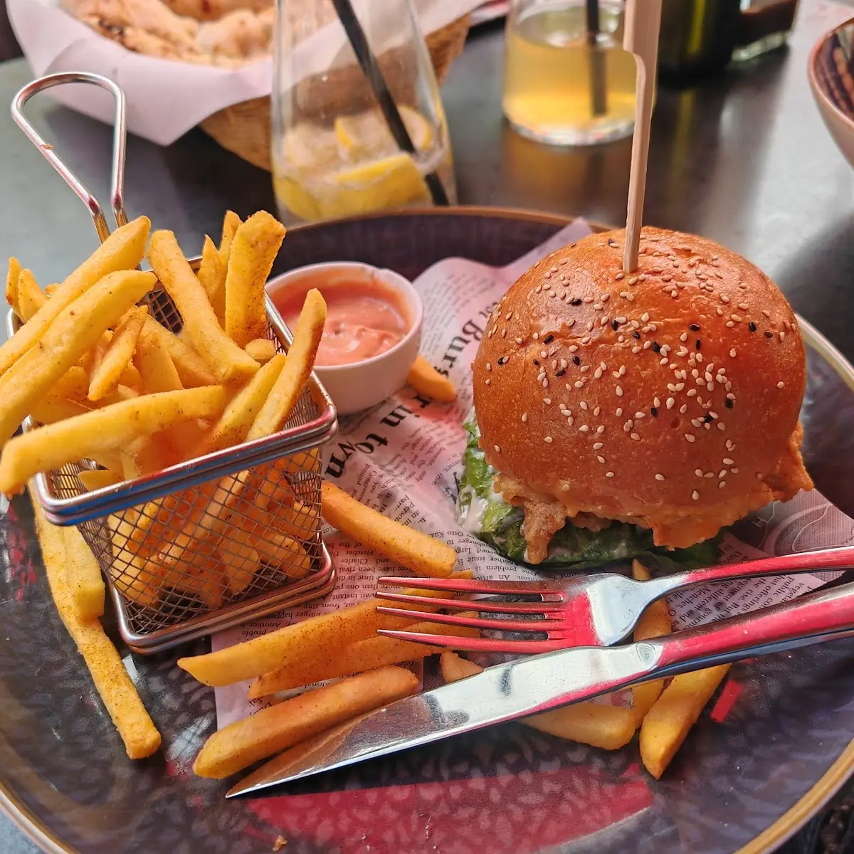 Crispy Chicken Burger