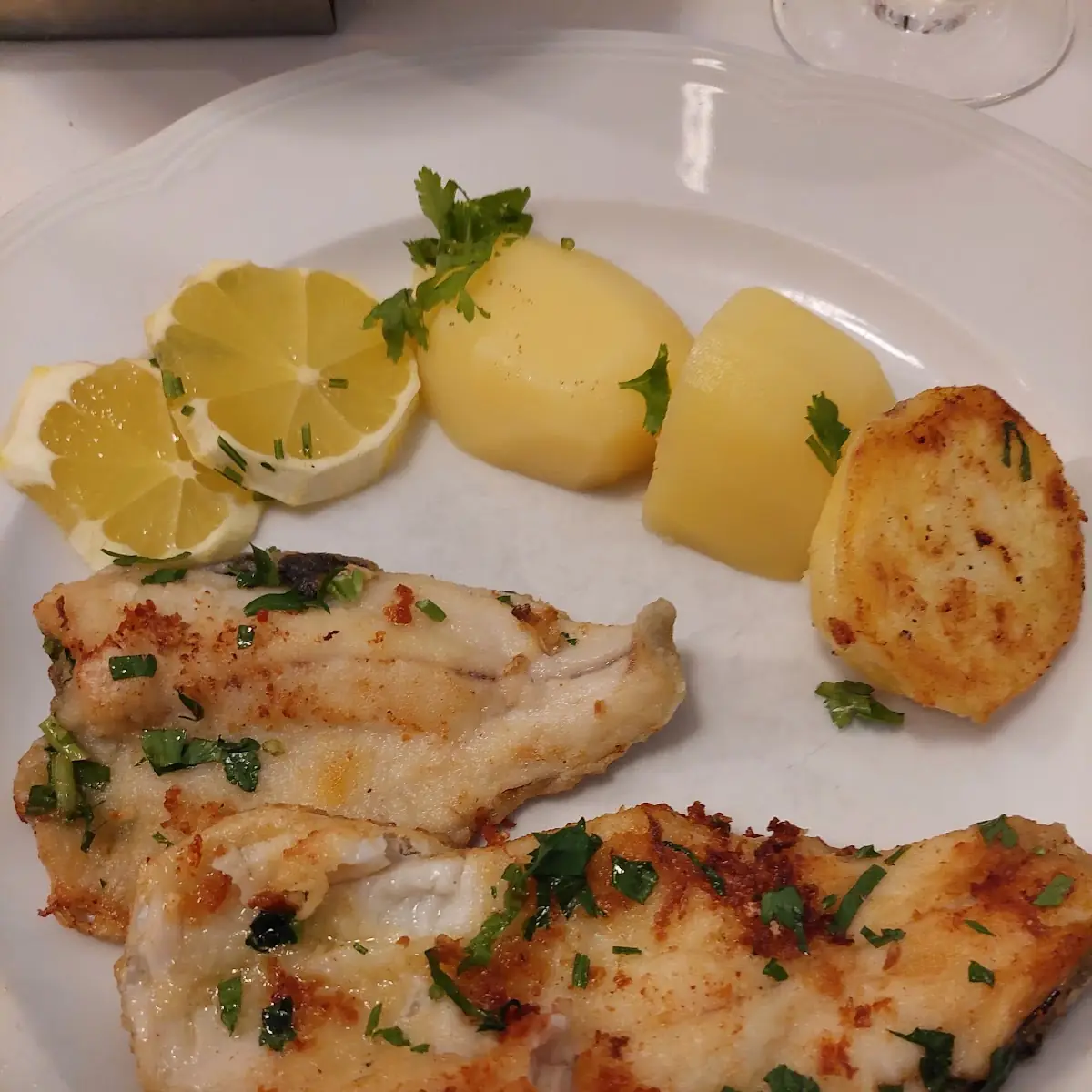 Gebratene Forelle