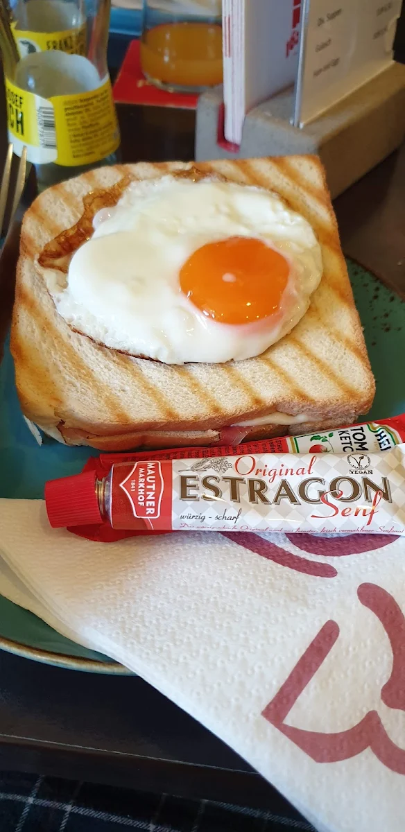 Toast Ham and Cheese with Egg