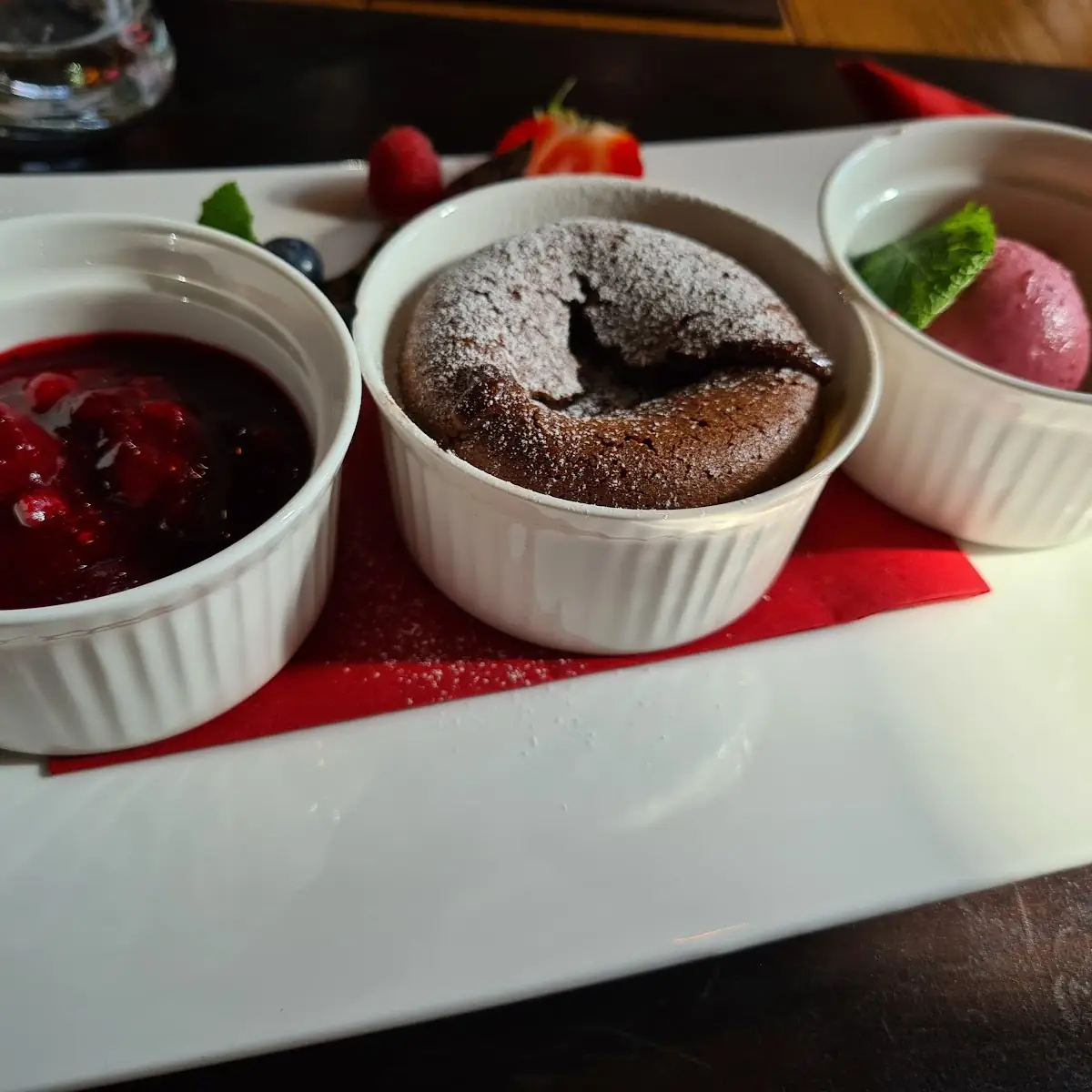 Schokokuchen Mit Flüssigem Kern