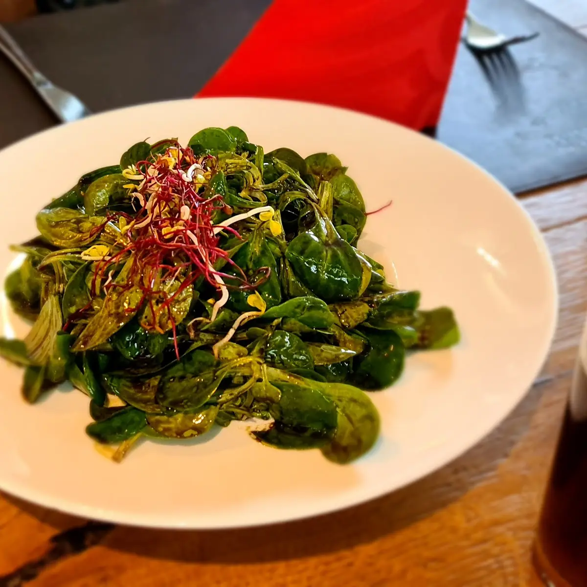 Vogerlsalat Mit Erdäpfeln & Kürbiskernöl