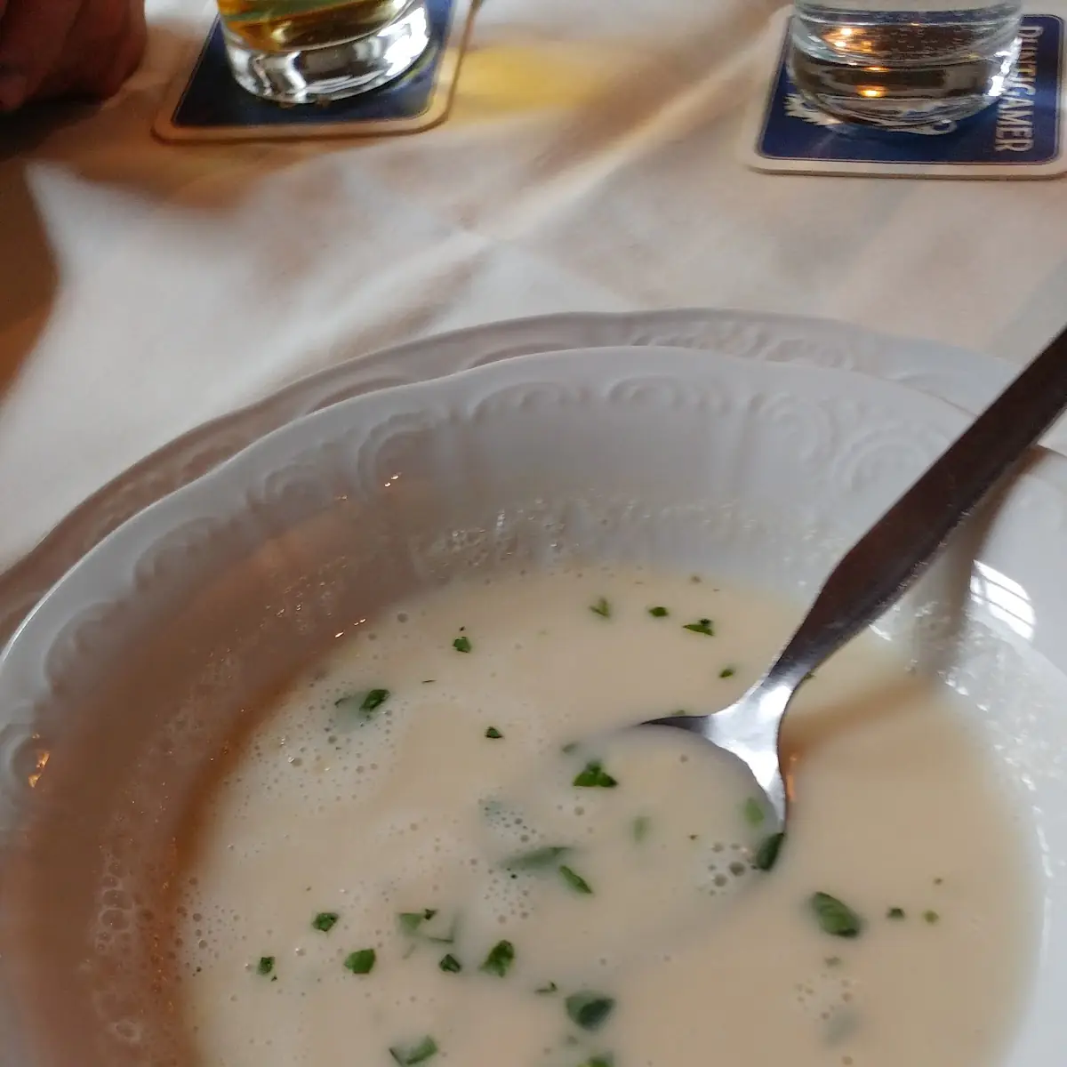 Spargelcremesuppe