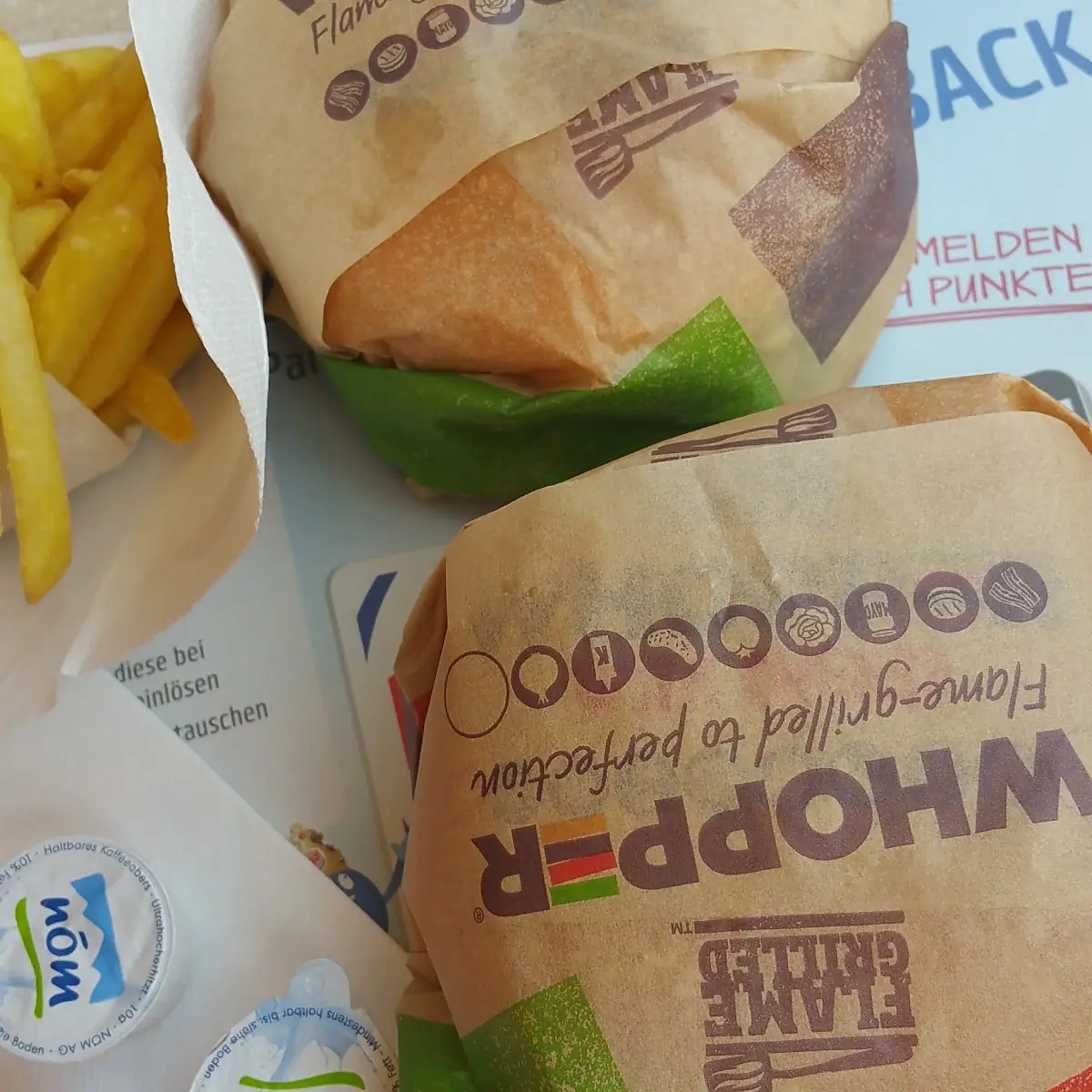Whopper Menü
