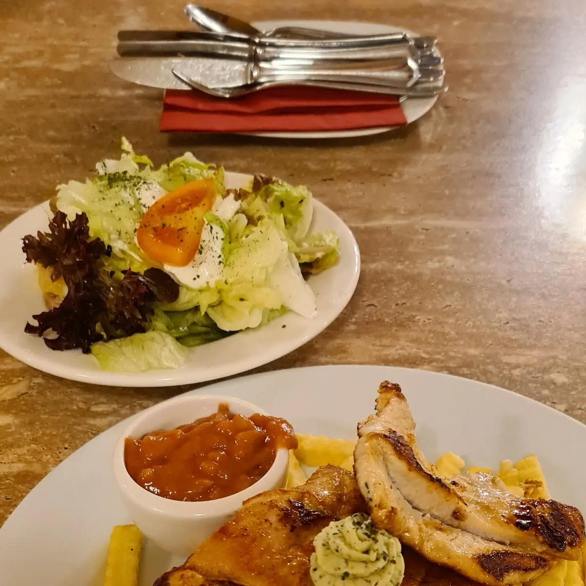 Grillteller Als Mittagsmenü