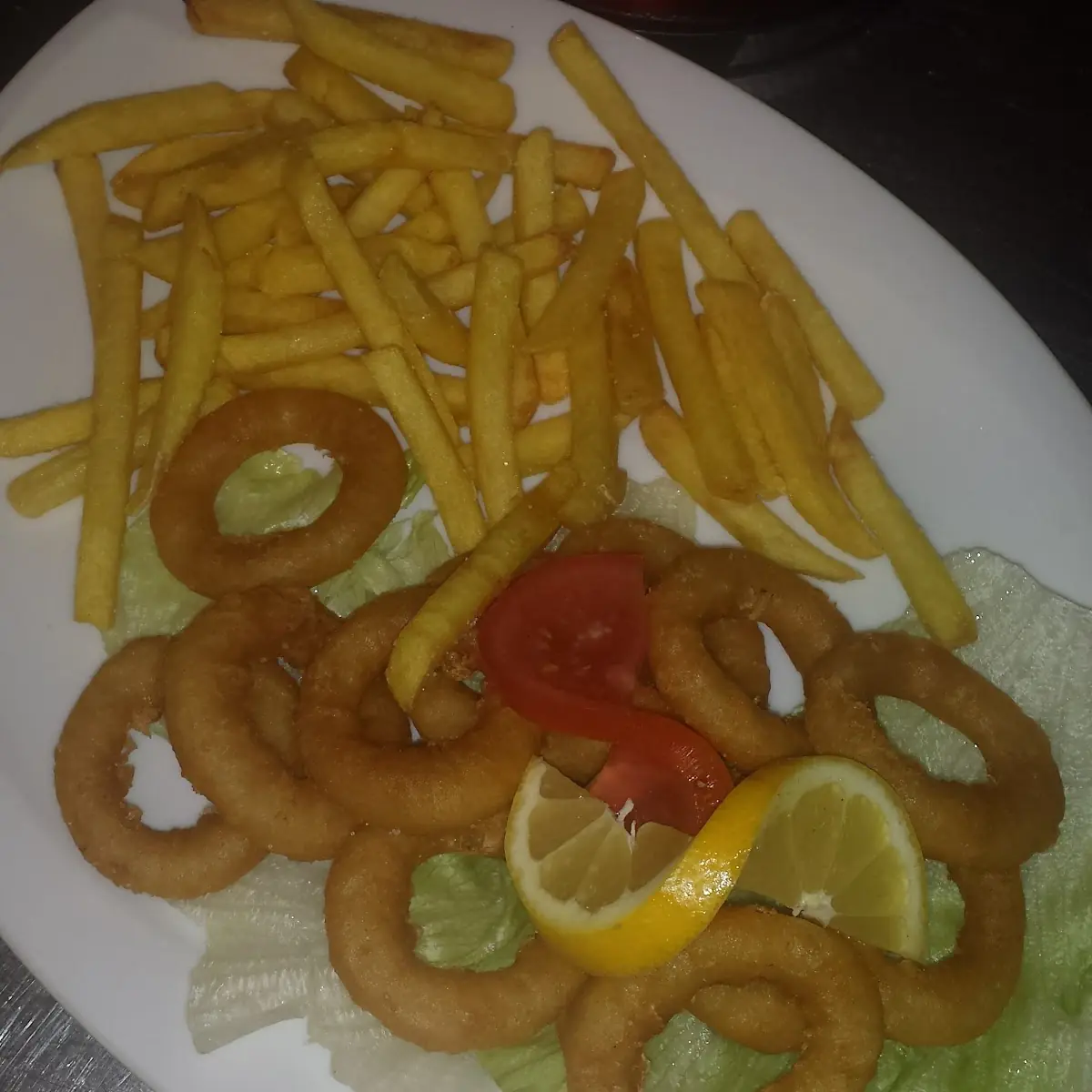 Gebackene Calamari