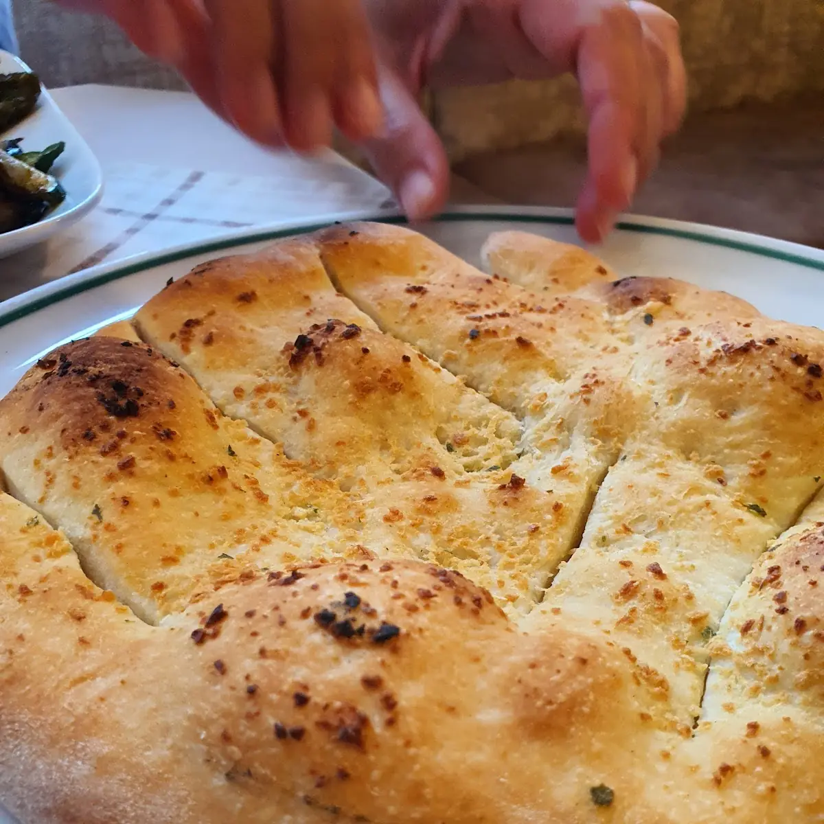 Pizzabrot Mit Knoblauch