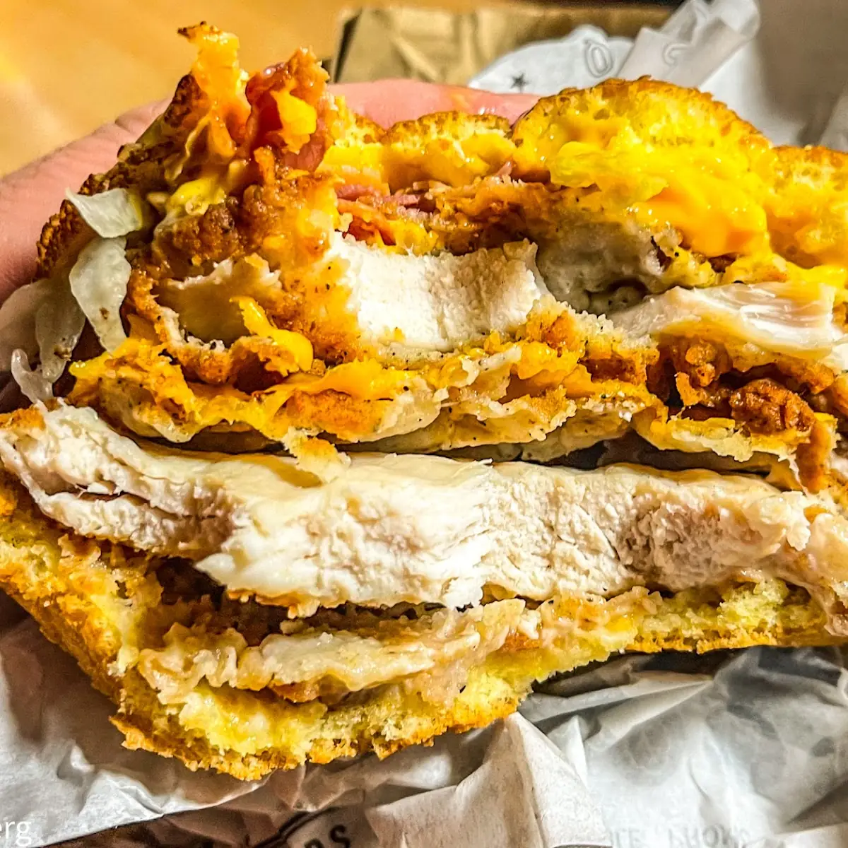 Double Cheese & Bacon Burger