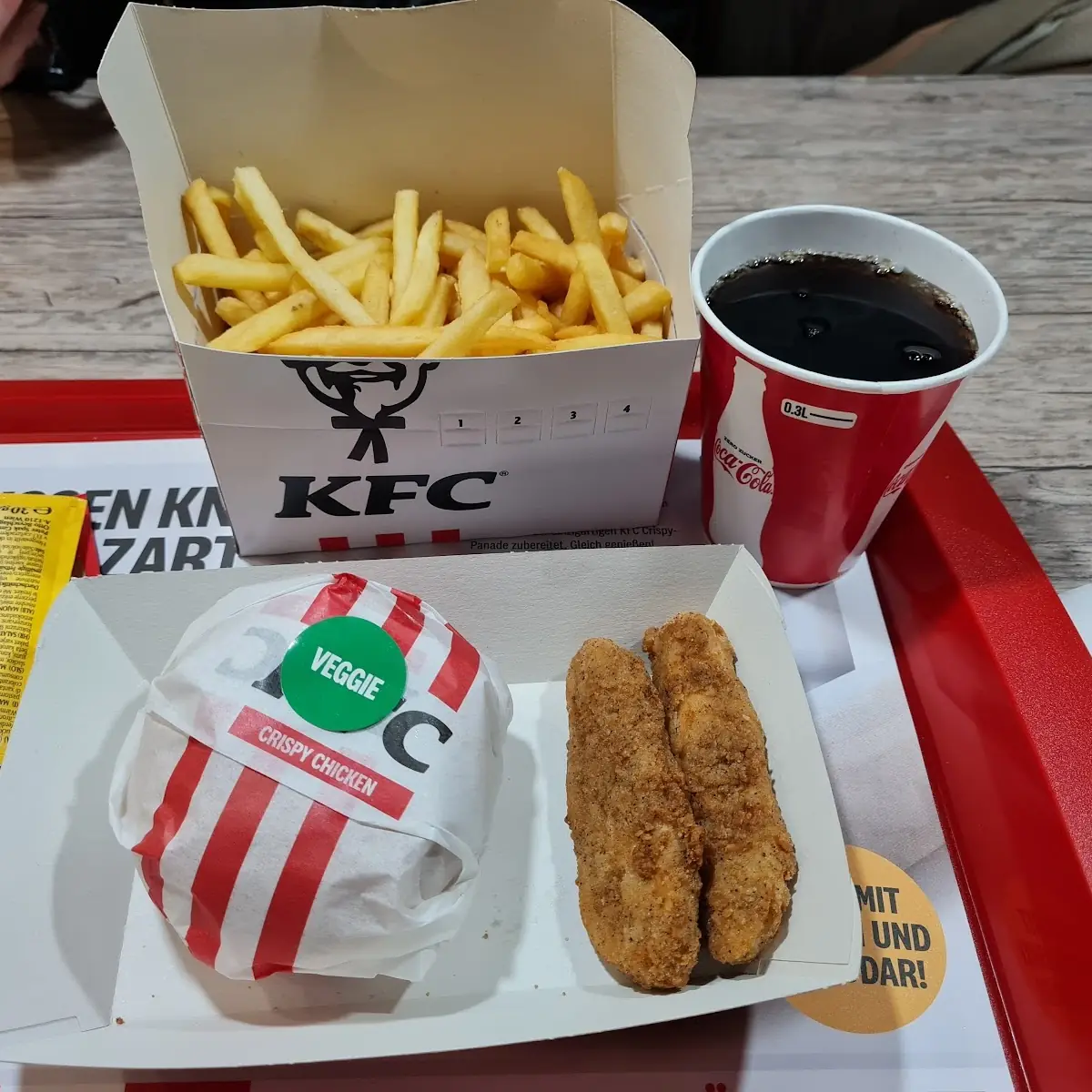 وجبة برقر دجاج