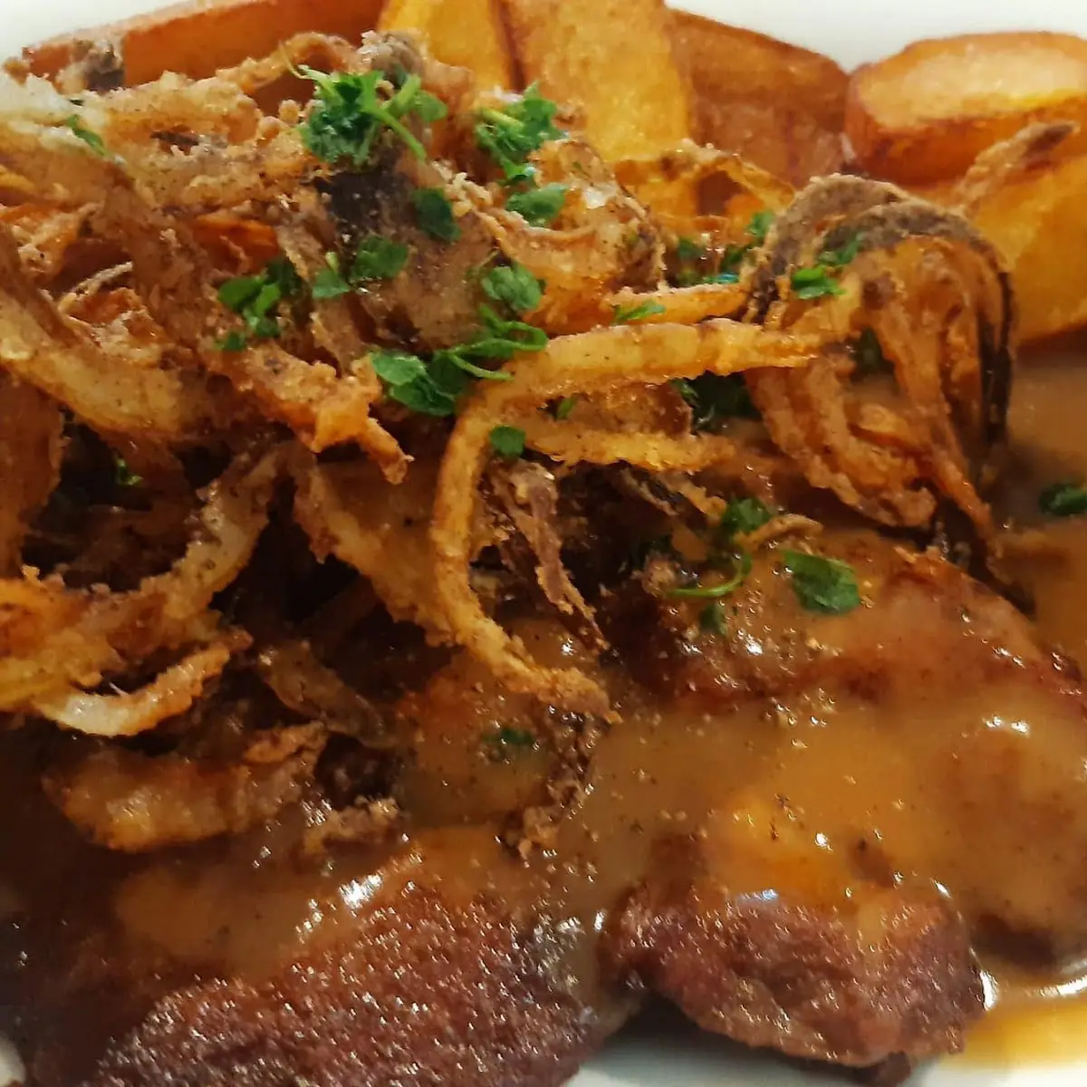 Zwiebelrostbraten
