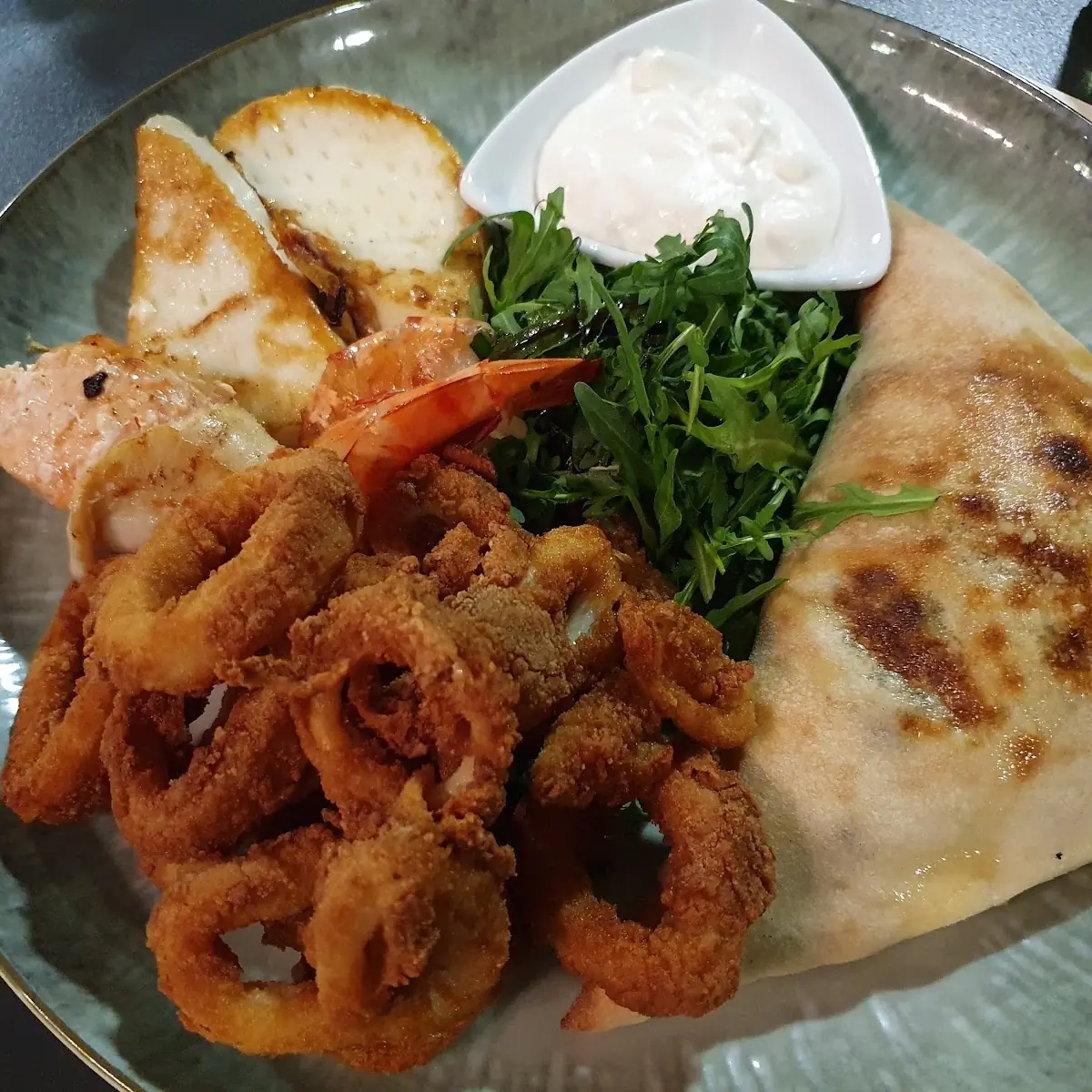 Dreierlei Von Calamari