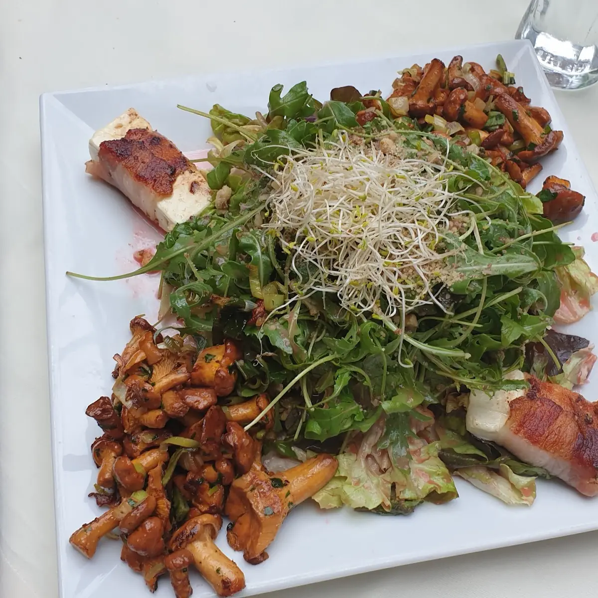 Eierschwammerlsalat Mit Ziegenkäse