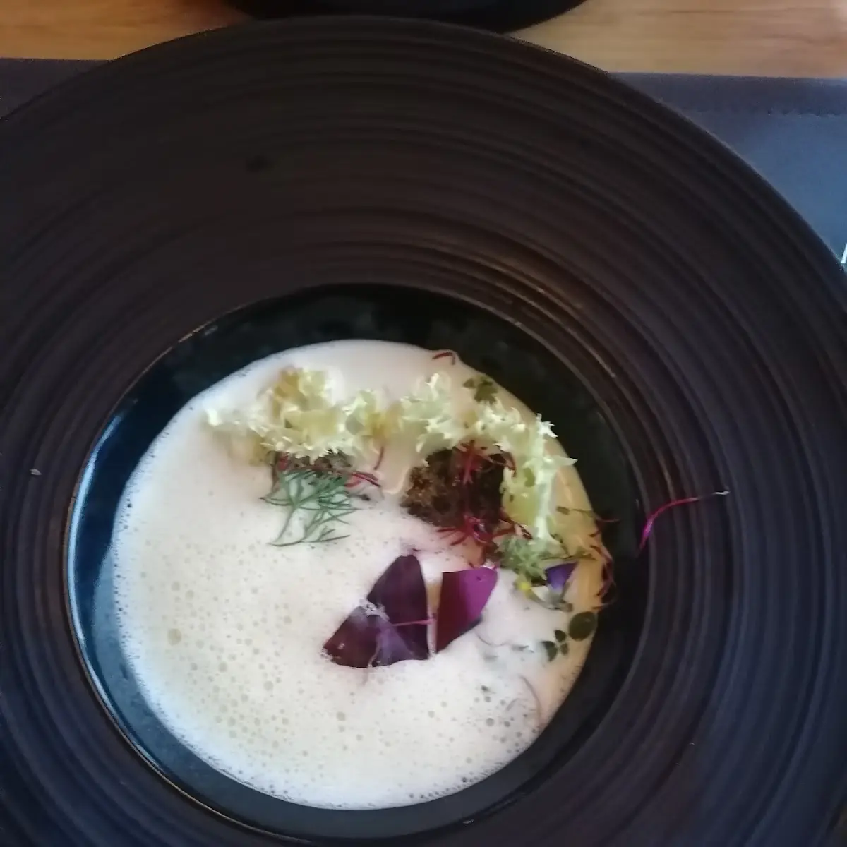 Safranschaumsuppe