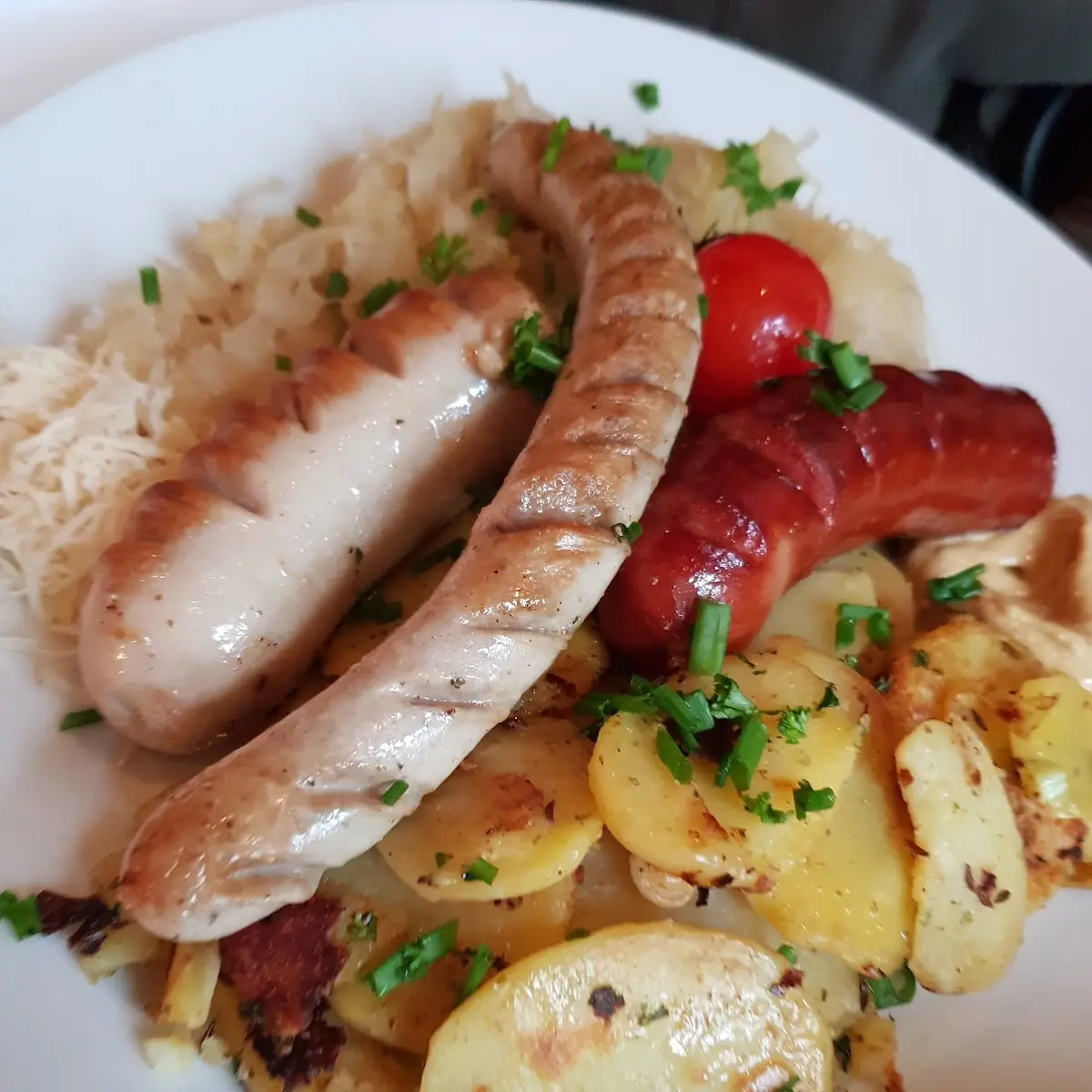 Tiroler Würstl Grillteller