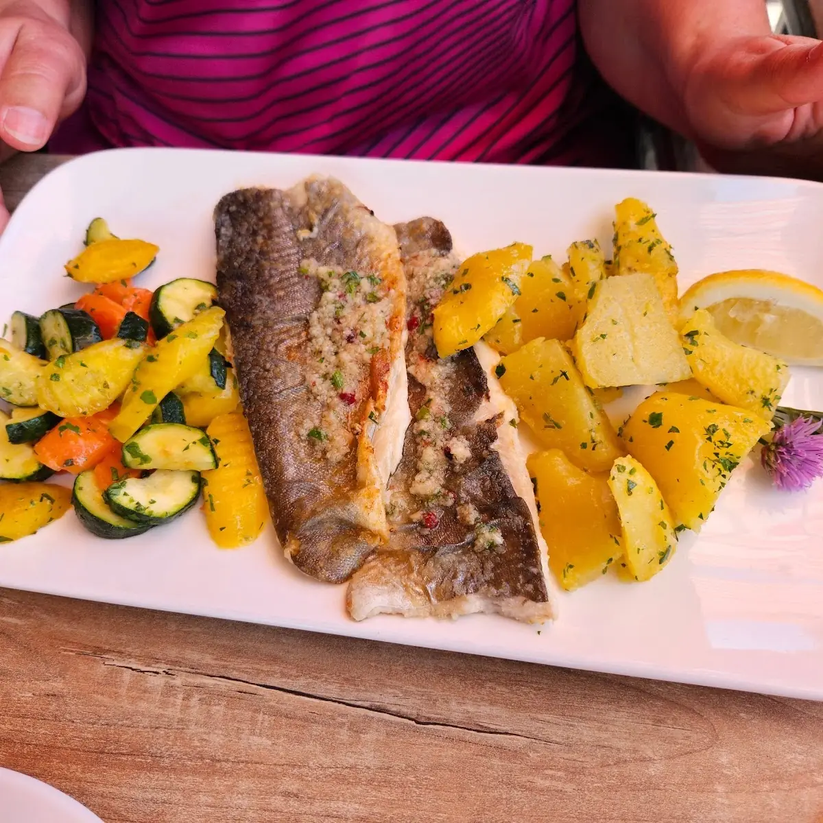 Gebratenes Kärntner Saiblingsfilet