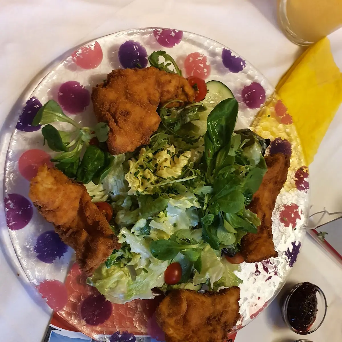 Backhendl Salat