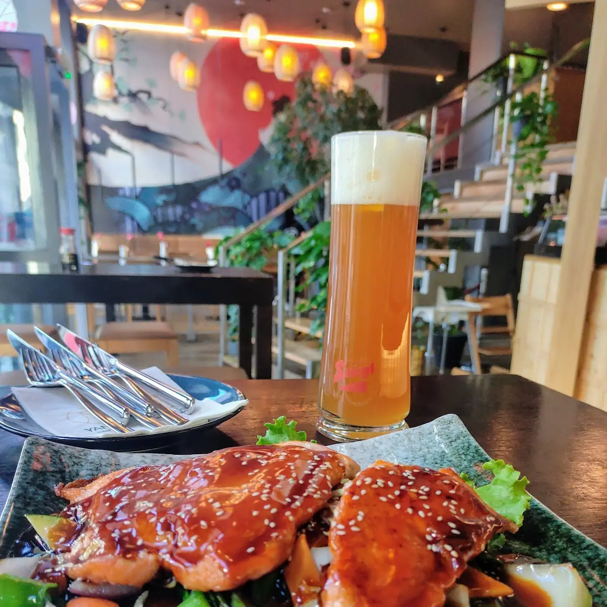 Lachs Teriyaki