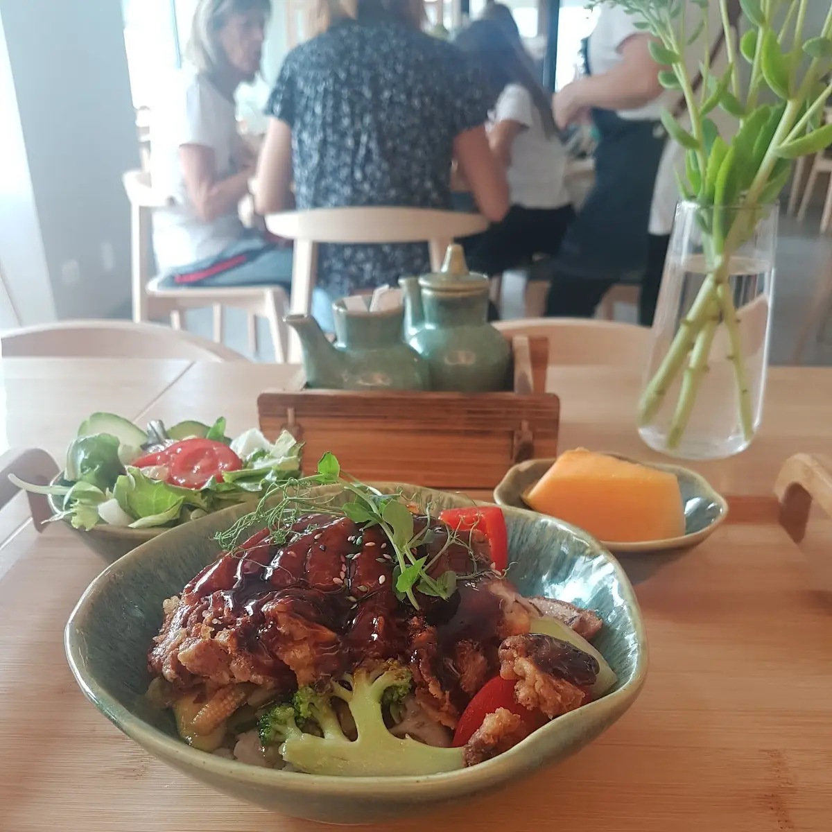 Ente Mit Reis Und Gemüse