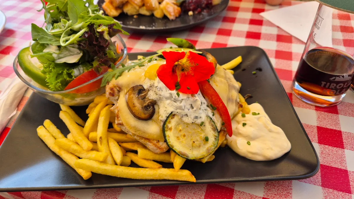 Überbackenes Schnitzel