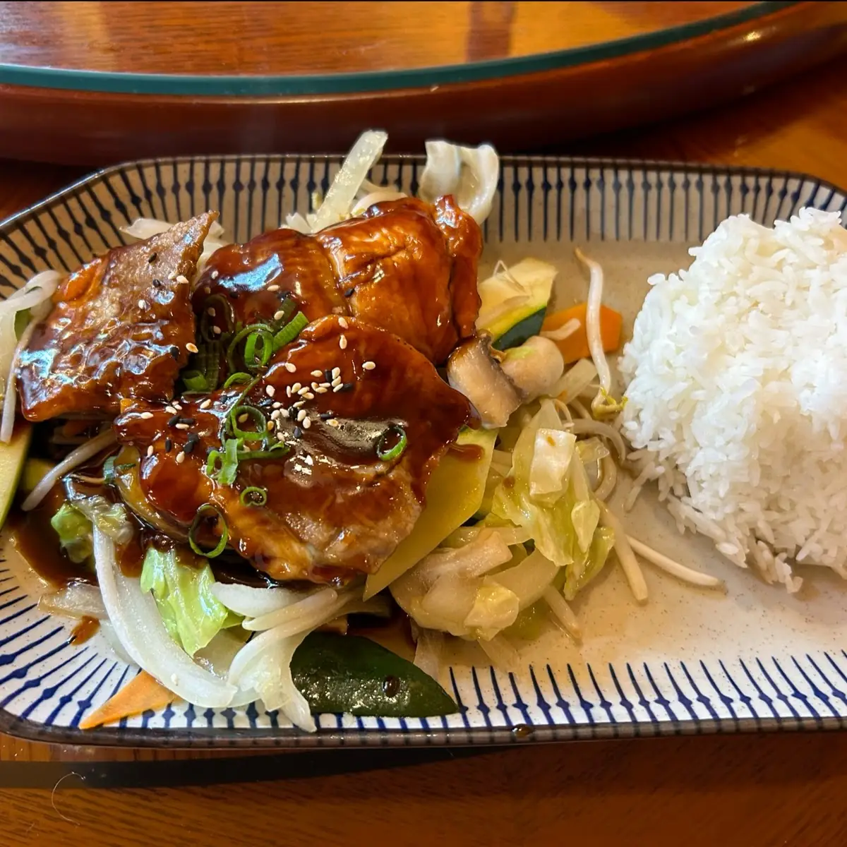 Lachs Teriyaki