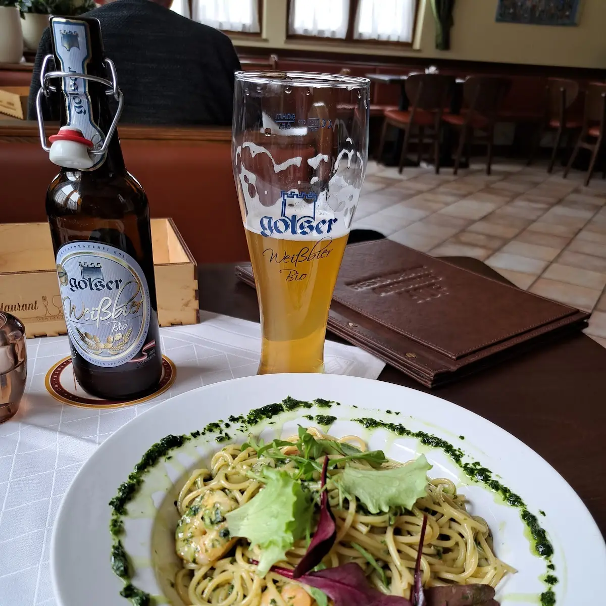 Spaghetti Mit Garnelen