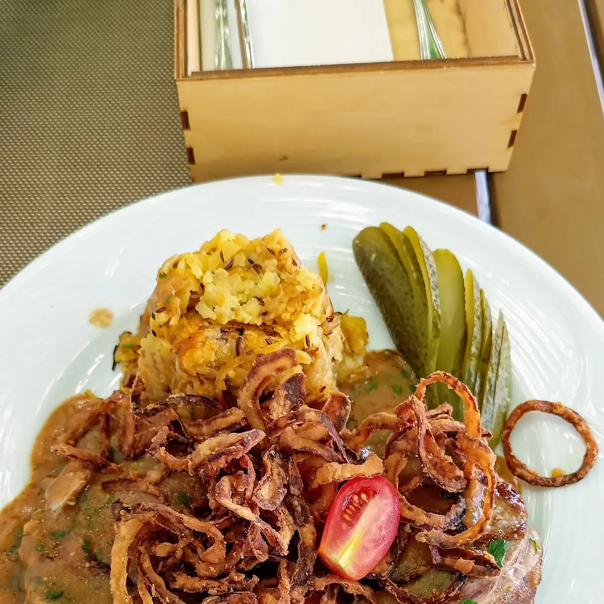 Zwiebelrostbraten