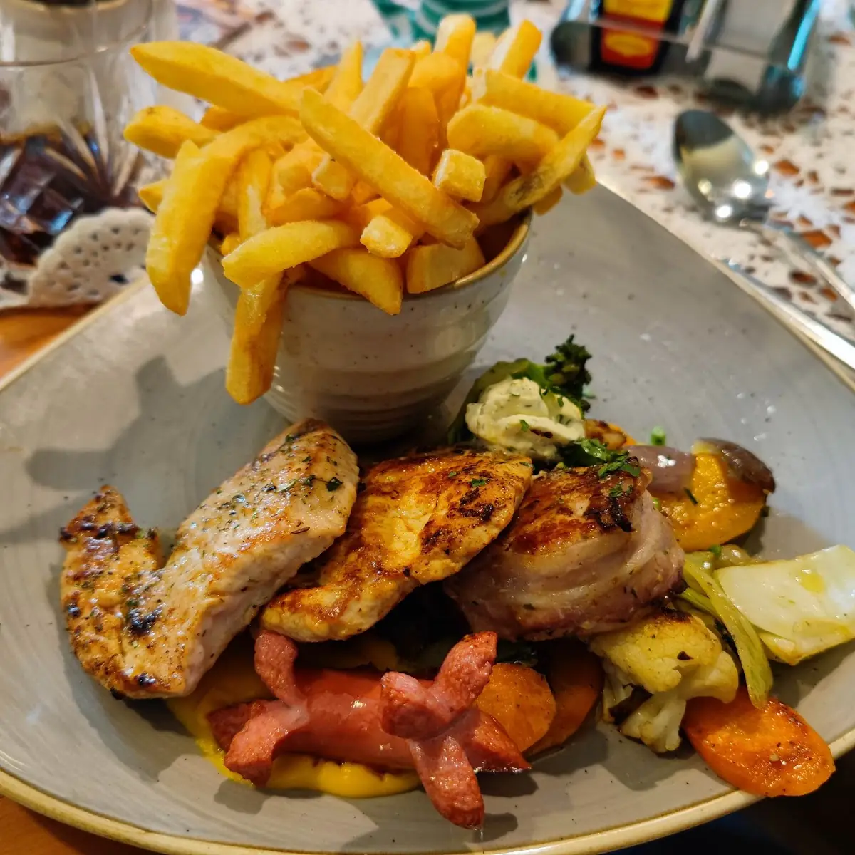 Kleiner Grillteller